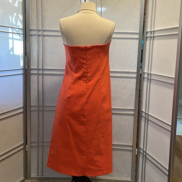 *Orange Dress size 11 strapsless - Picture 2 of 4